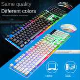 Factory Customized RGB LED Backlight Gaming Keyboard Mouse Combo Set New Custom Language Teclado Klavye Keyboard and Mouse