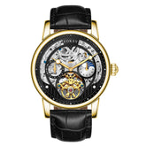 Wholesale Custom Moon Phase Tourbillon Men Watch Wrist Luxury Automatic Movement