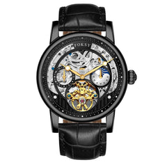 Wholesale Custom Moon Phase Tourbillon Men Watch Wrist Luxury Automatic Movement
